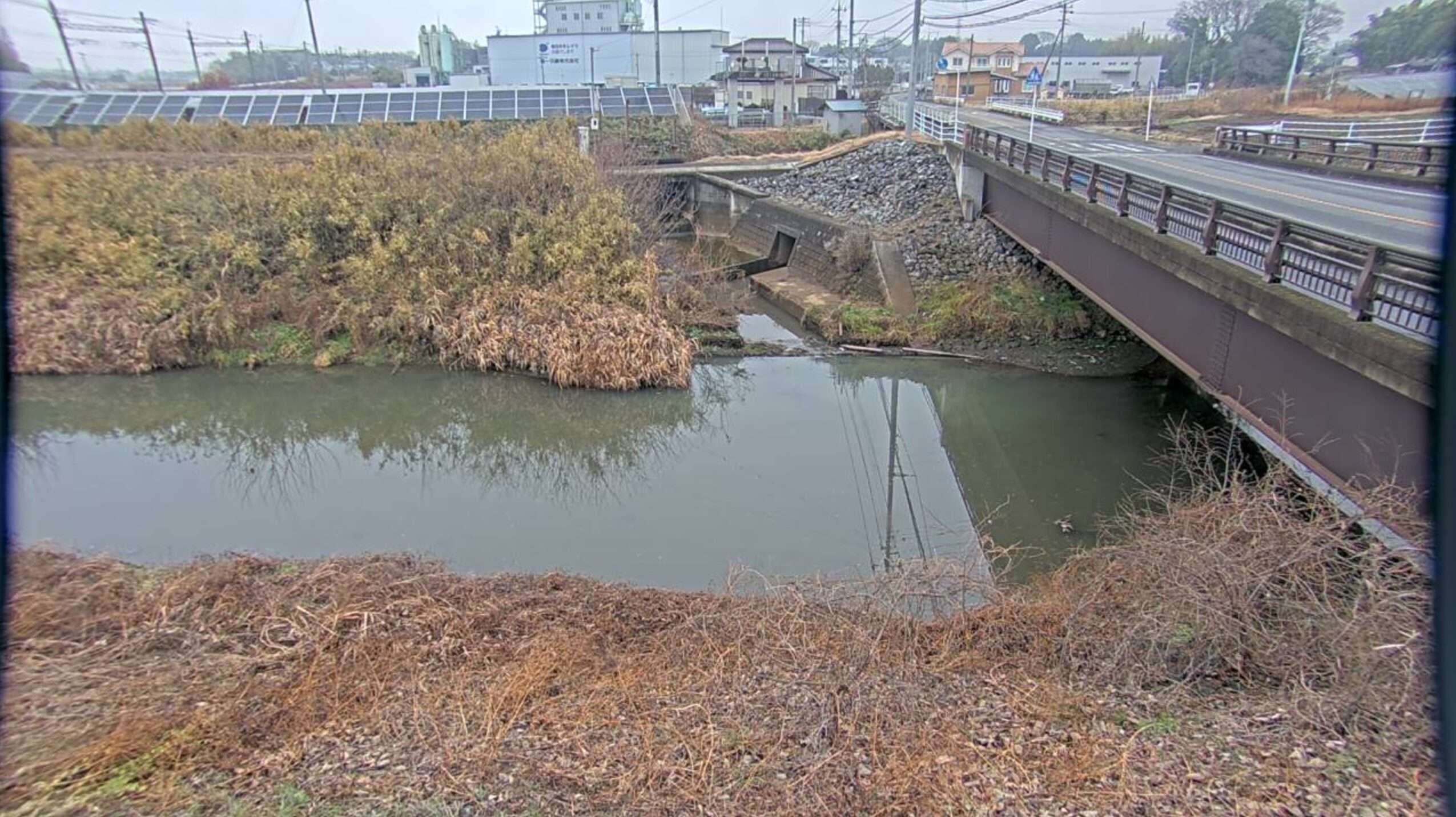 板倉川仲伊谷田承水溝ライブカメラ(群馬県板倉町海老瀬)