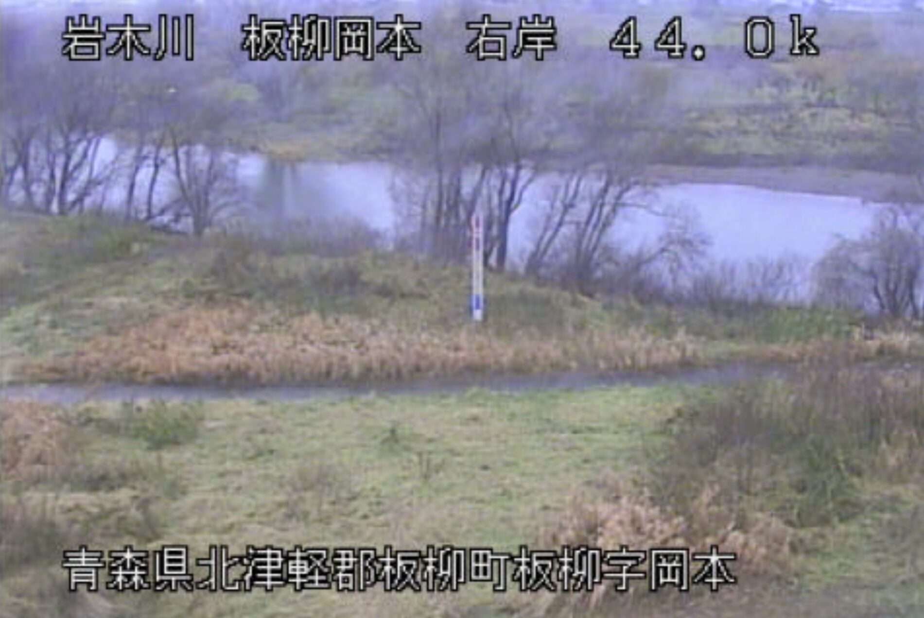 岩木川板柳岡本ライブカメラ(青森県板柳町板柳)