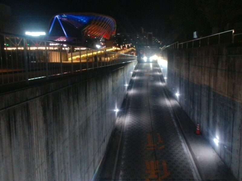 もとまちパーキングアクセス城南通り入口ライブカメラ(広島県広島市中区基町)