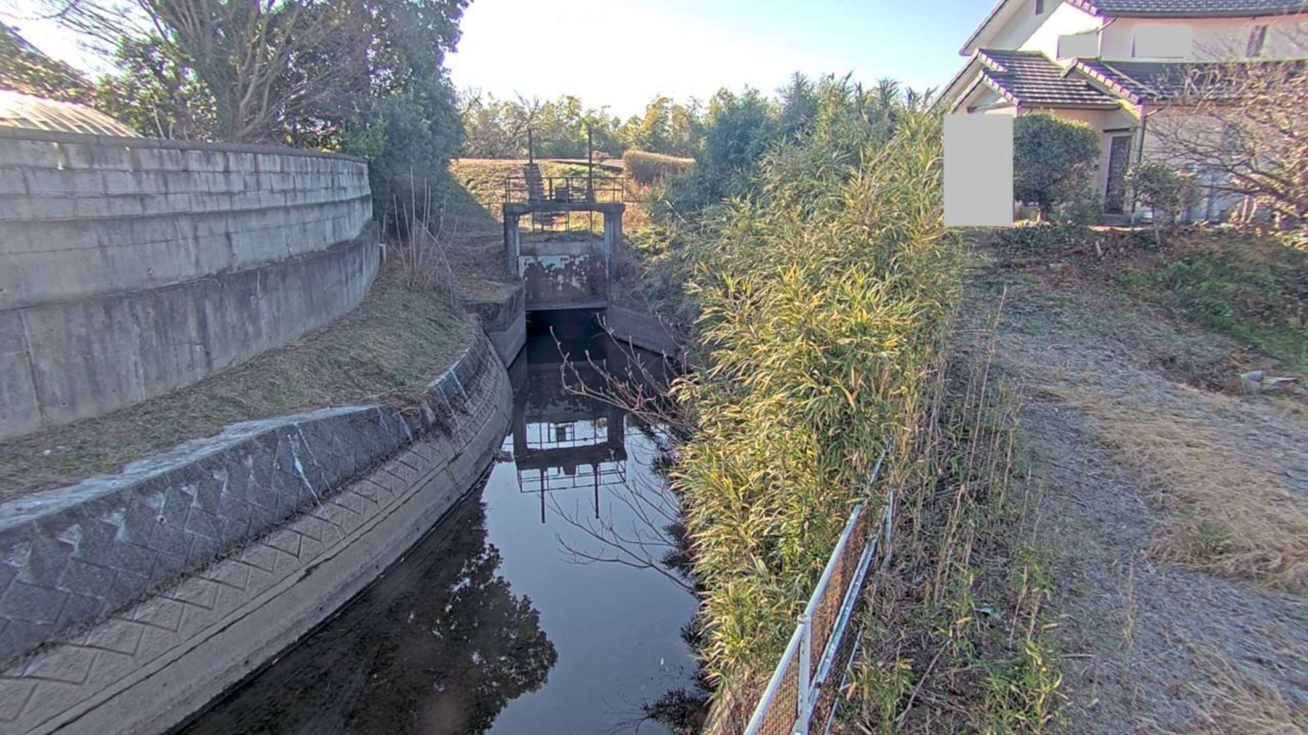 大箇野川サイフォン出口ライブカメラ(群馬県板倉町海老瀬)