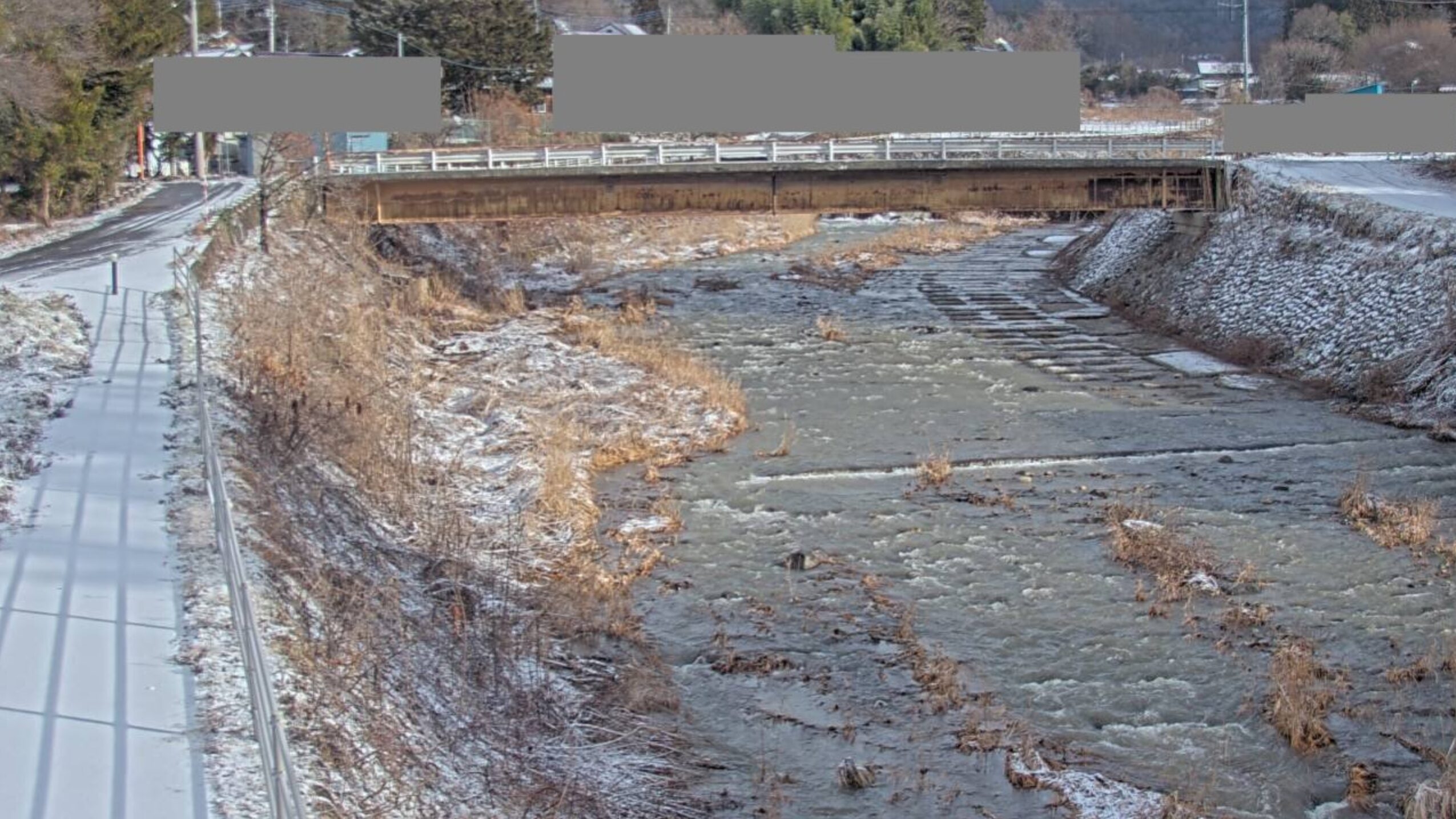 小川中井橋ライブカメラ(群馬県片品村東小川)