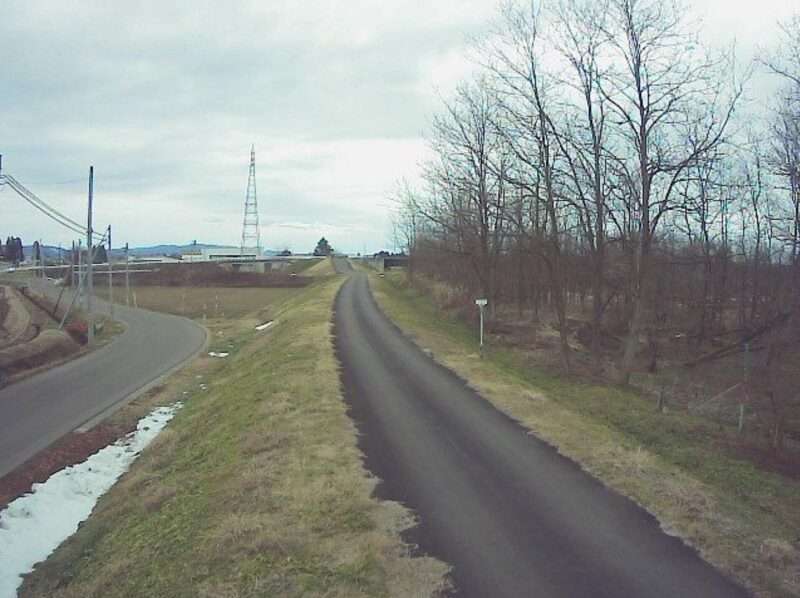雄物川柳田橋ライブカメラ(秋田県羽後町貝沢)