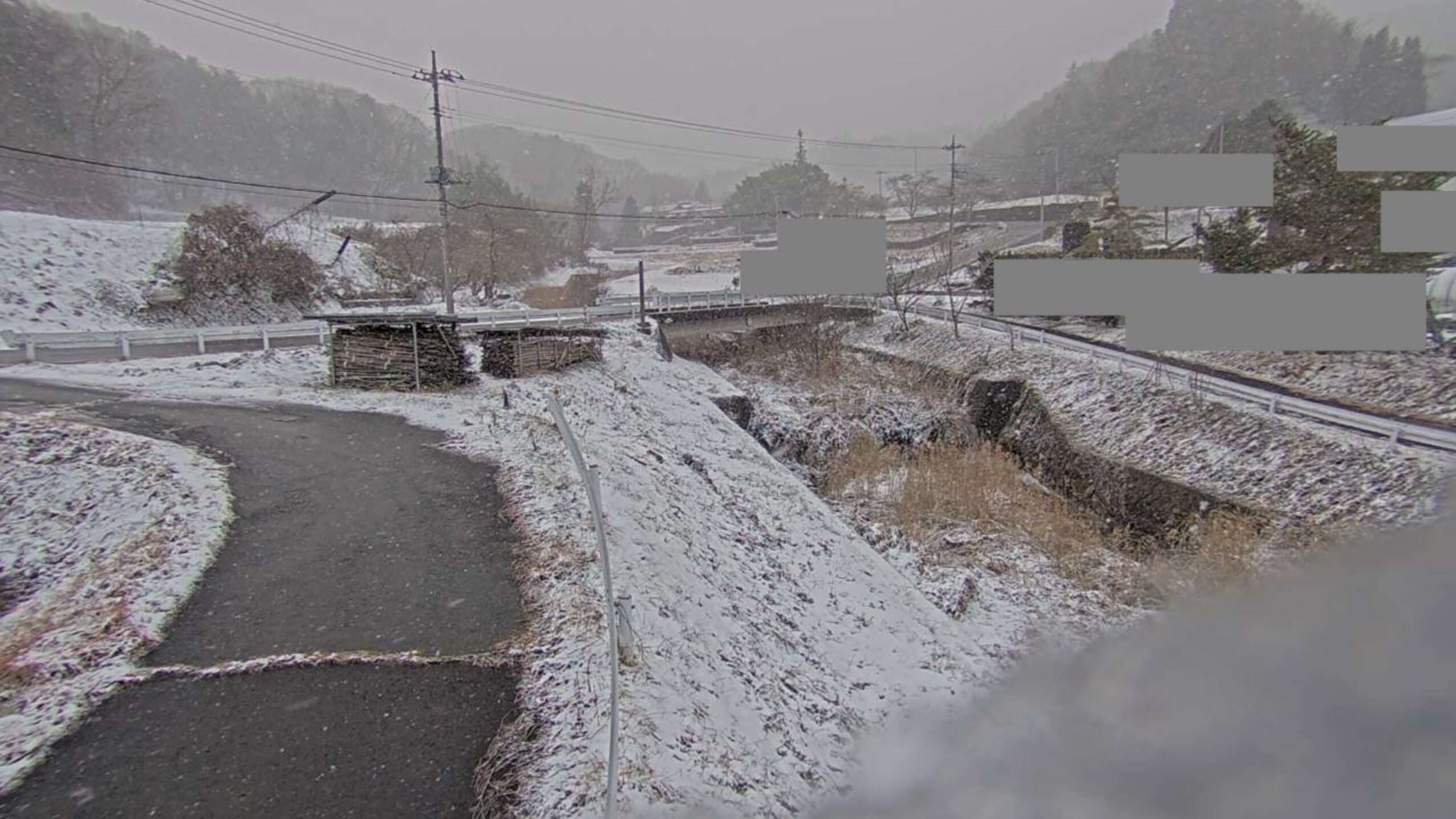 押野川前窪橋ライブカメラ(群馬県みなかみ町西峰須川)