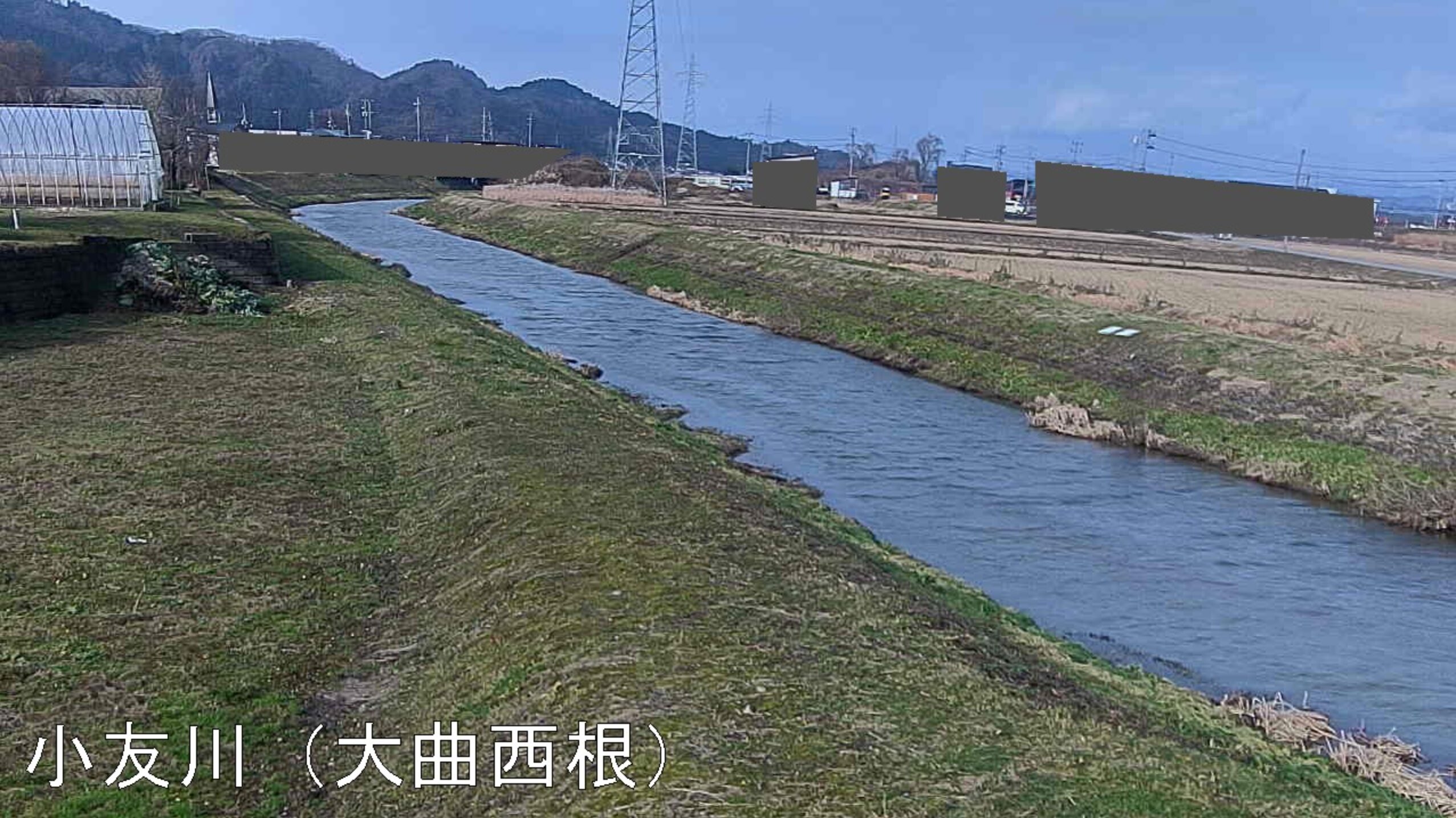小友川大曲西根ライブカメラ(秋田県大仙市大曲西根)