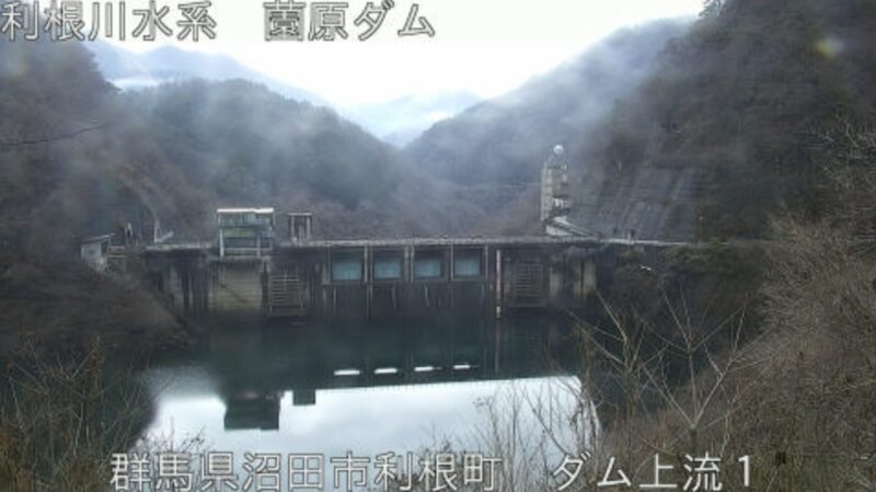 薗原ダム上流第1ライブカメラ(群馬県沼田市利根町園原)