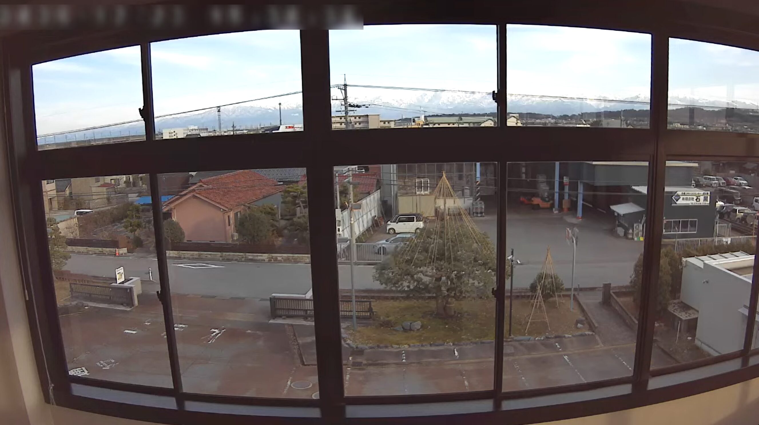 富山短期大学立山方向ライブカメラ(富山県富山市願海寺)