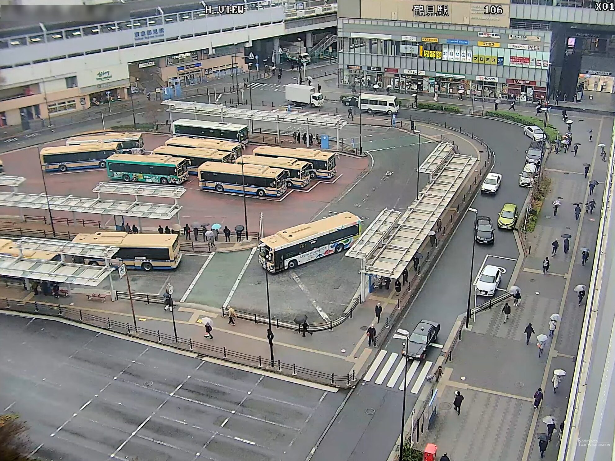 JR鶴見駅バス乗り場ライブカメラ(神奈川県横浜市鶴見区鶴見中央)