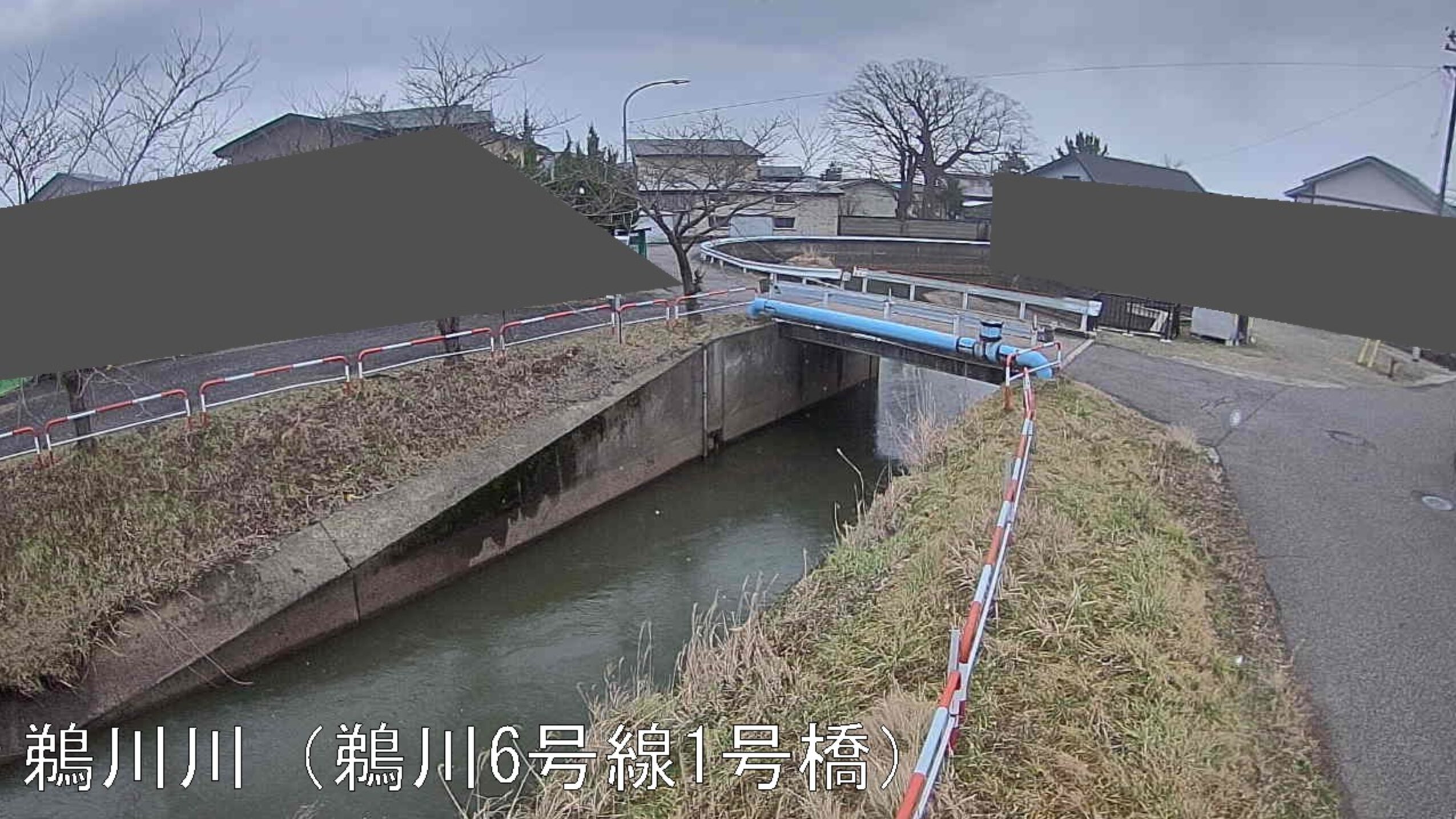 鵜川川鵜川6号線1号橋ライブカメラ(秋田県三種町鵜川)
