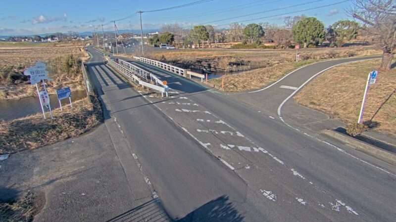 谷田川蛭田橋ライブカメラ(群馬県板倉町飯野)