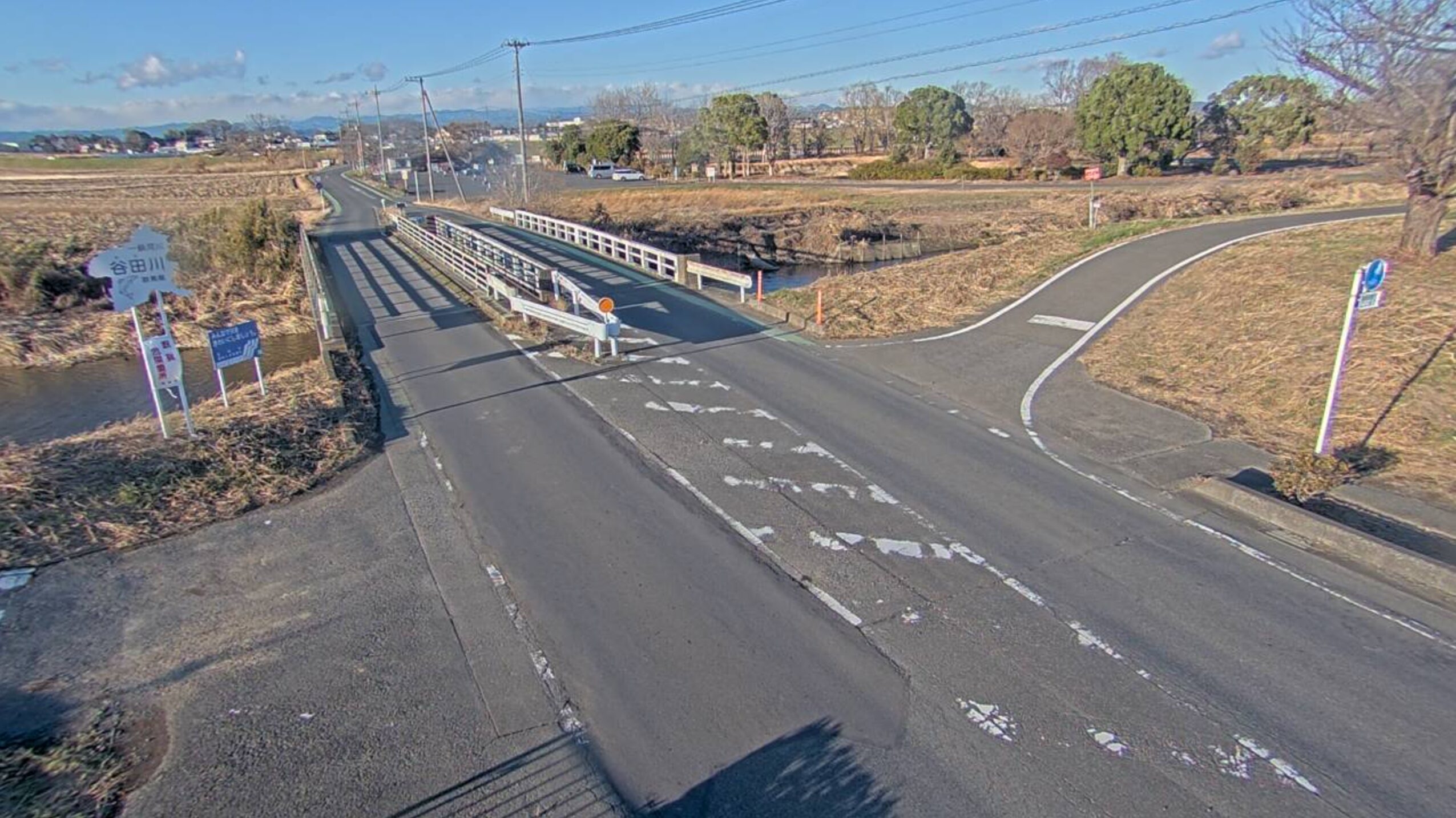 谷田川蛭田橋ライブカメラ(群馬県板倉町飯野)