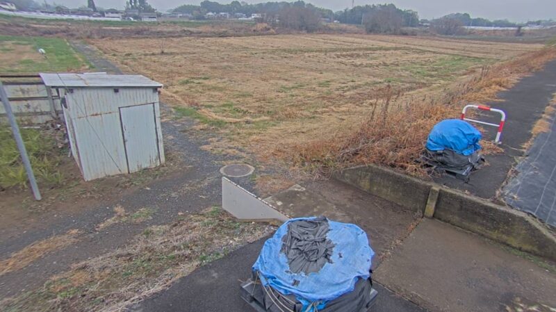 谷田川明和陸閘ライブカメラ(群馬県明和町上江黒)