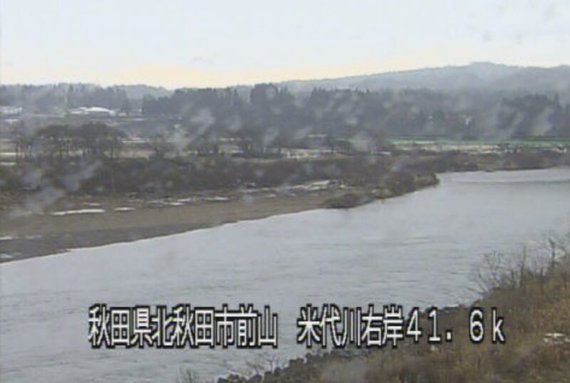 米代川坊沢ライブカメラ(秋田県北秋田市坊沢)