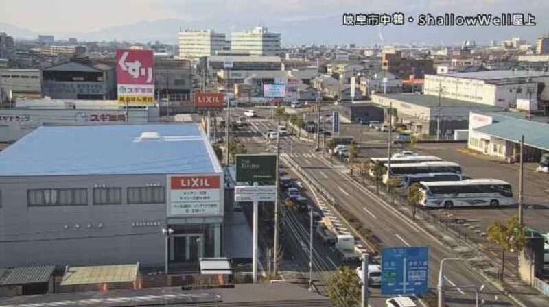 CCN中鶉周辺ライブカメラ(岐阜県岐阜市中鶉)