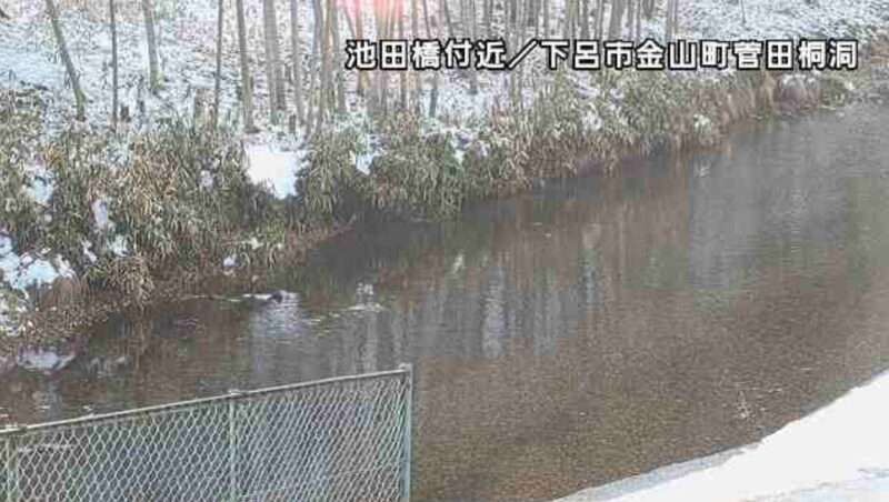 CCN菅田川池田橋ライブカメラ(岐阜県下呂市金山町菅田桐洞)
