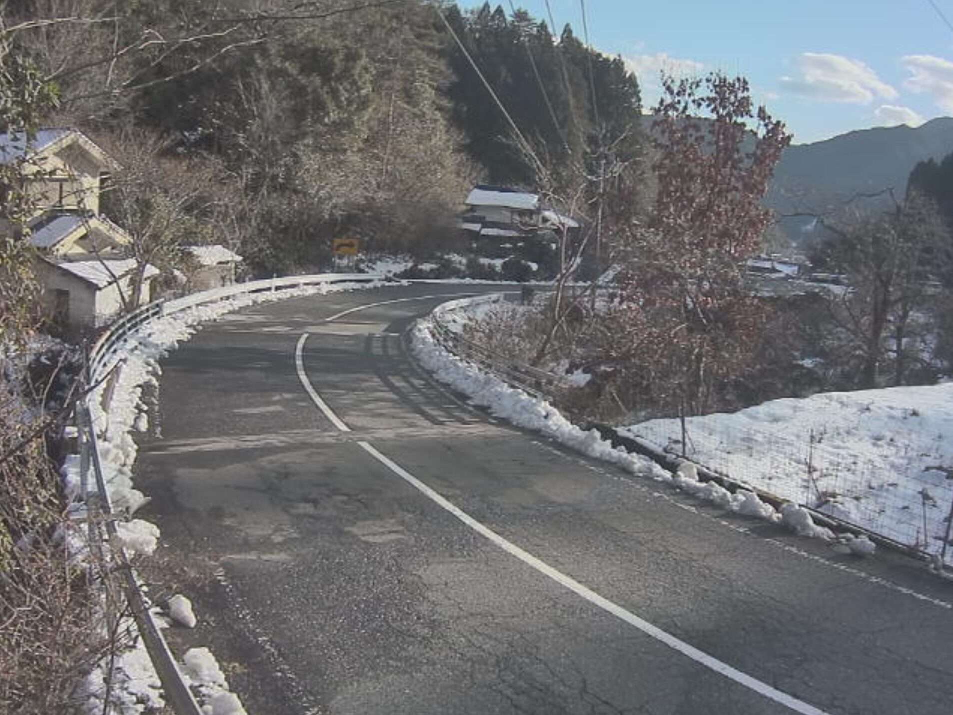 広島県道41号五日市筒賀線湯来町多田打尾谷ライブカメラ(広島県広島市佐伯区湯来町多田)