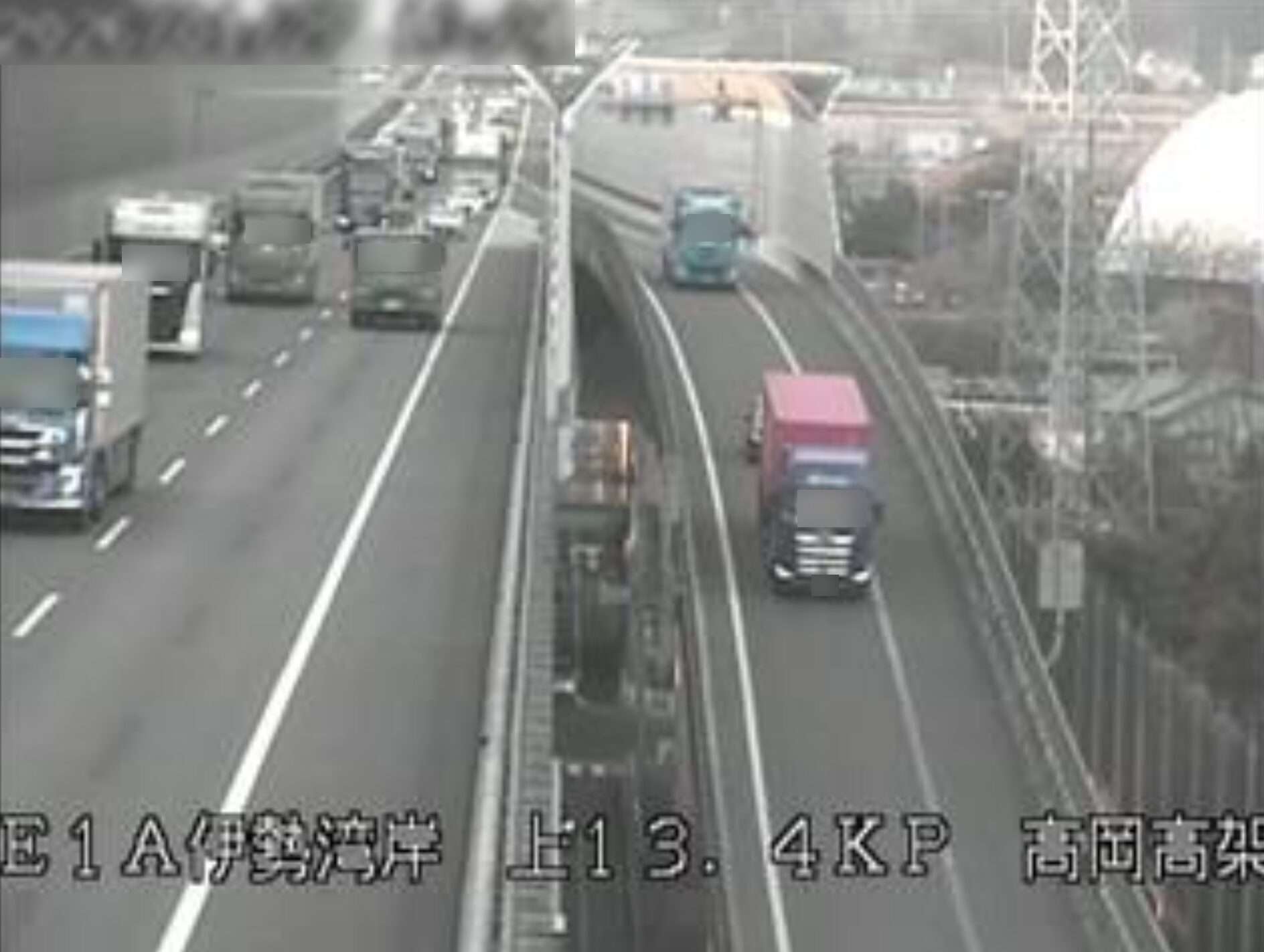 伊勢湾岸自動車道豊田南インターチェンジライブカメラ(愛知県豊田市生駒町)