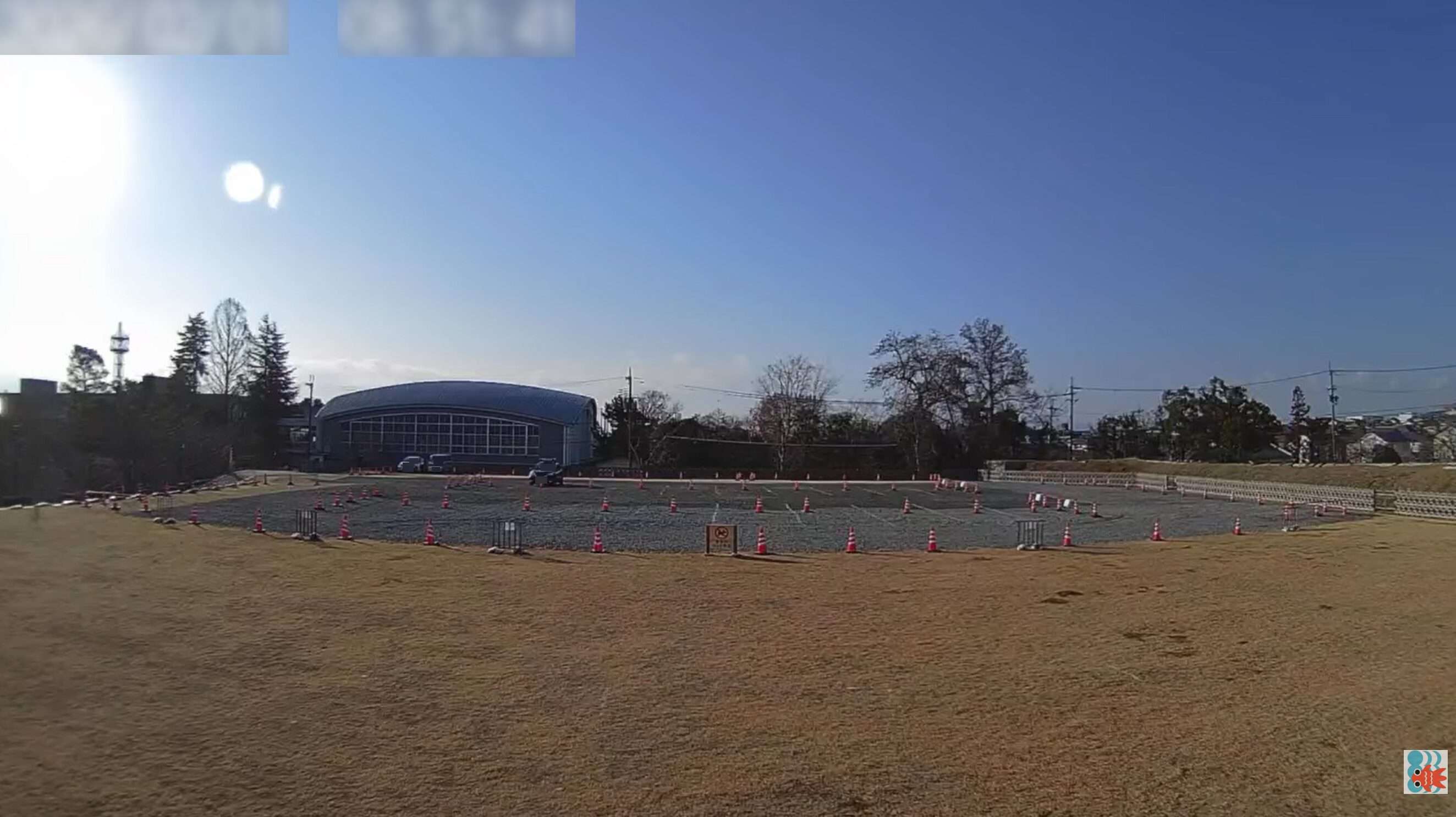 郡山城情報館駐車場ライブカメラ(奈良県大和郡山市城内町)