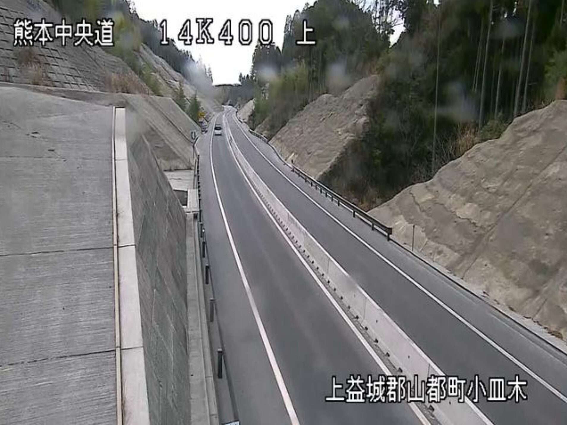 九州中央自動車道小皿木橋ライブカメラ(熊本県山都町北中島)