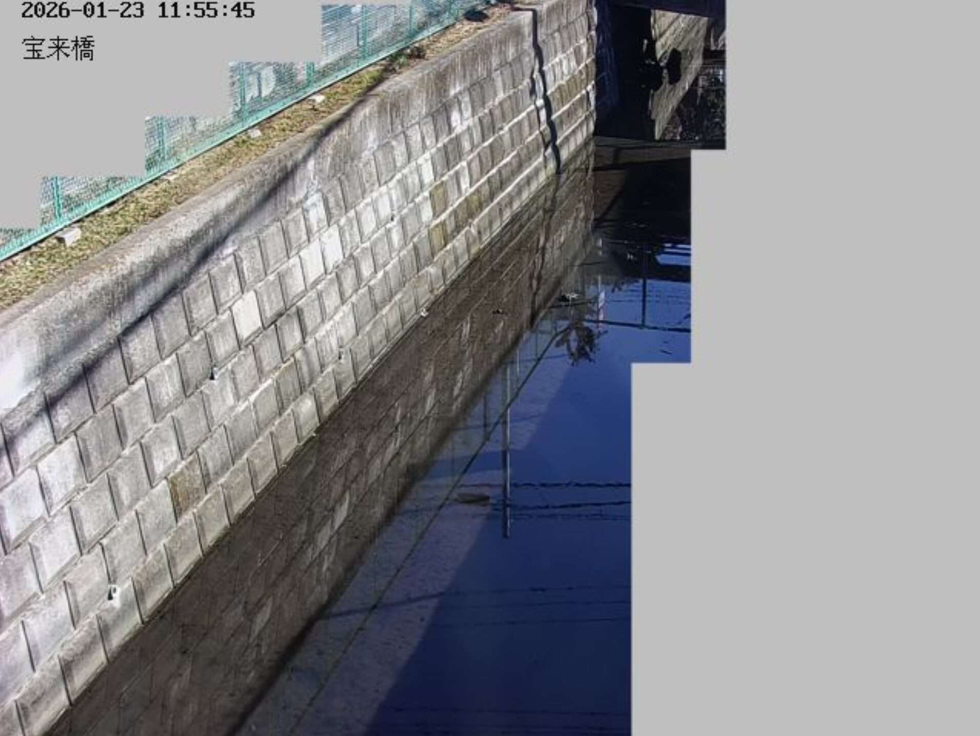 丸子川宝来橋ライブカメラ(東京都大田区田園調布)
