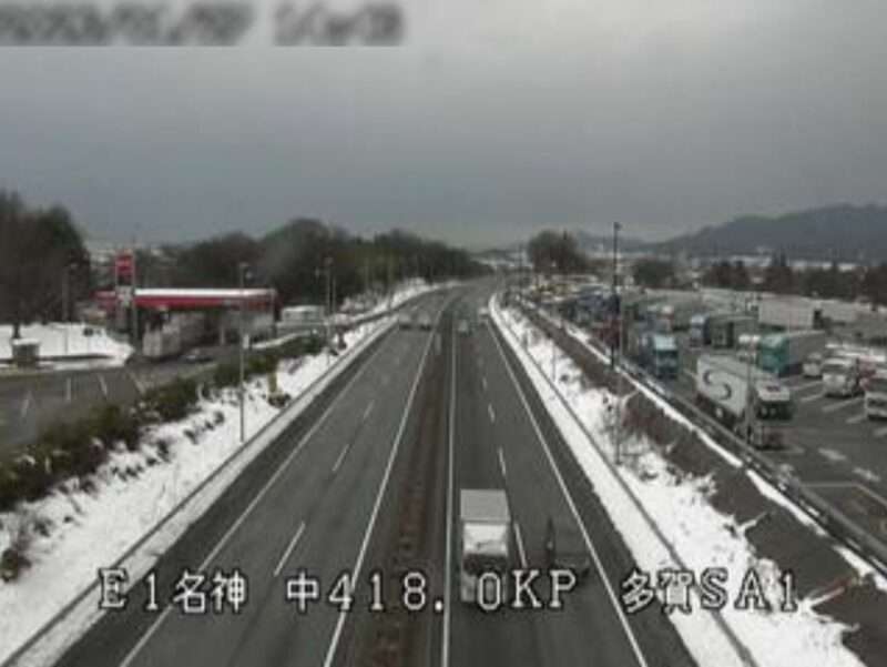 名神高速道路多賀サービスエリアライブカメラ(滋賀県多賀町敏満寺)