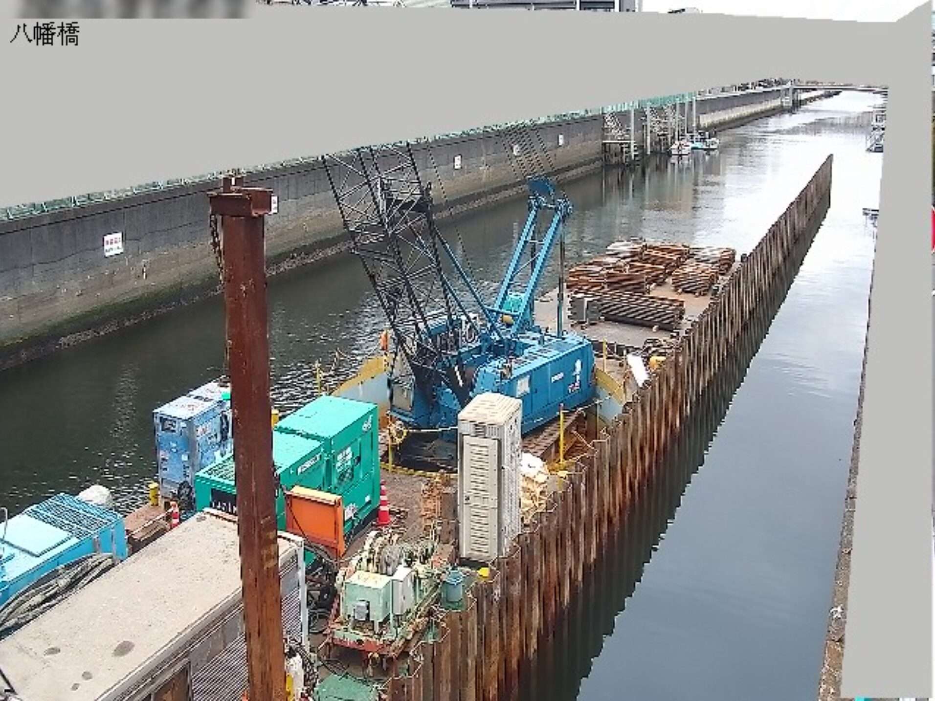 呑川八幡橋ライブカメラ(東京都大田区北糀谷)