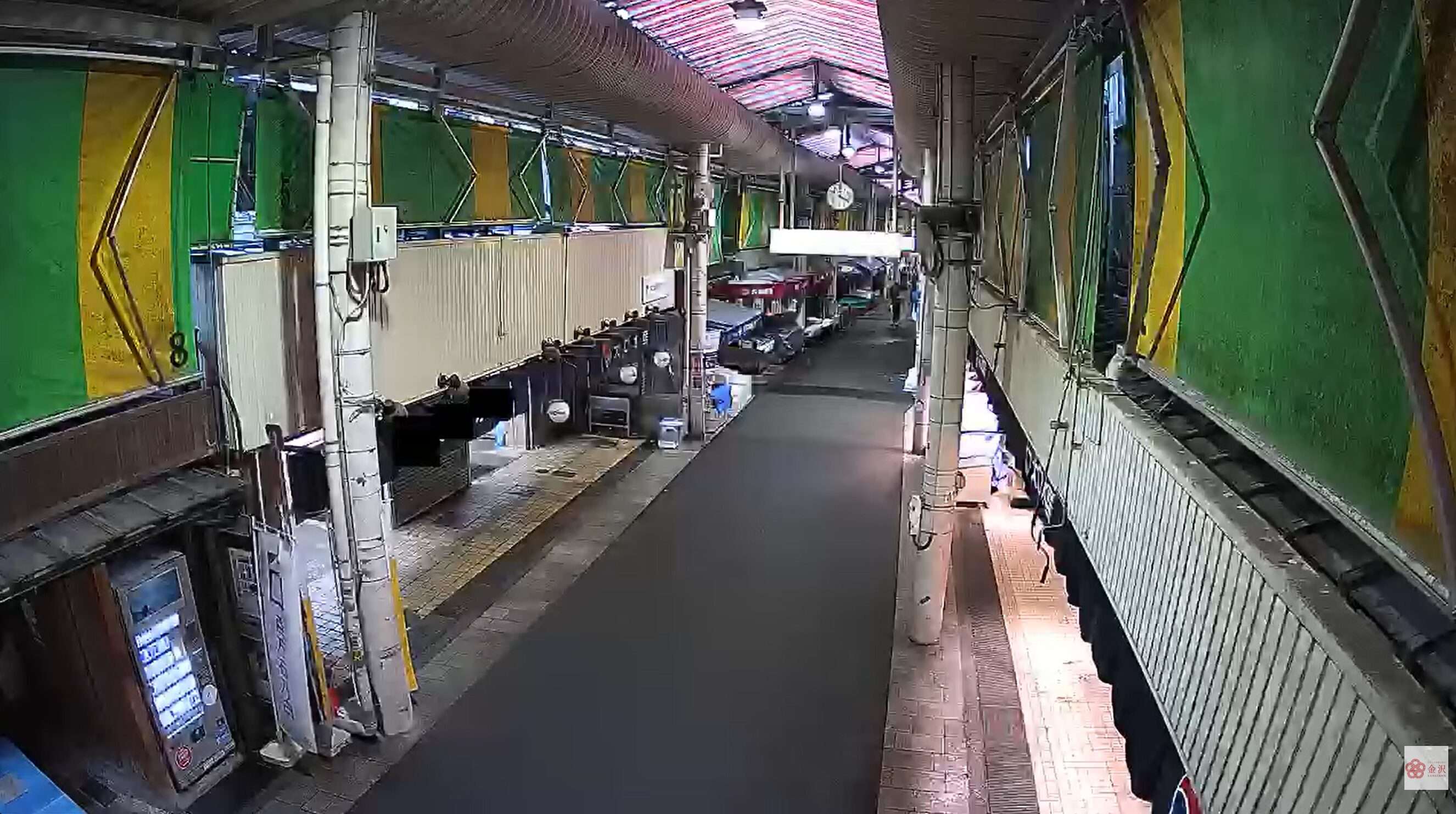 近江町市場ライブカメラ(石川県金沢市上近江町)