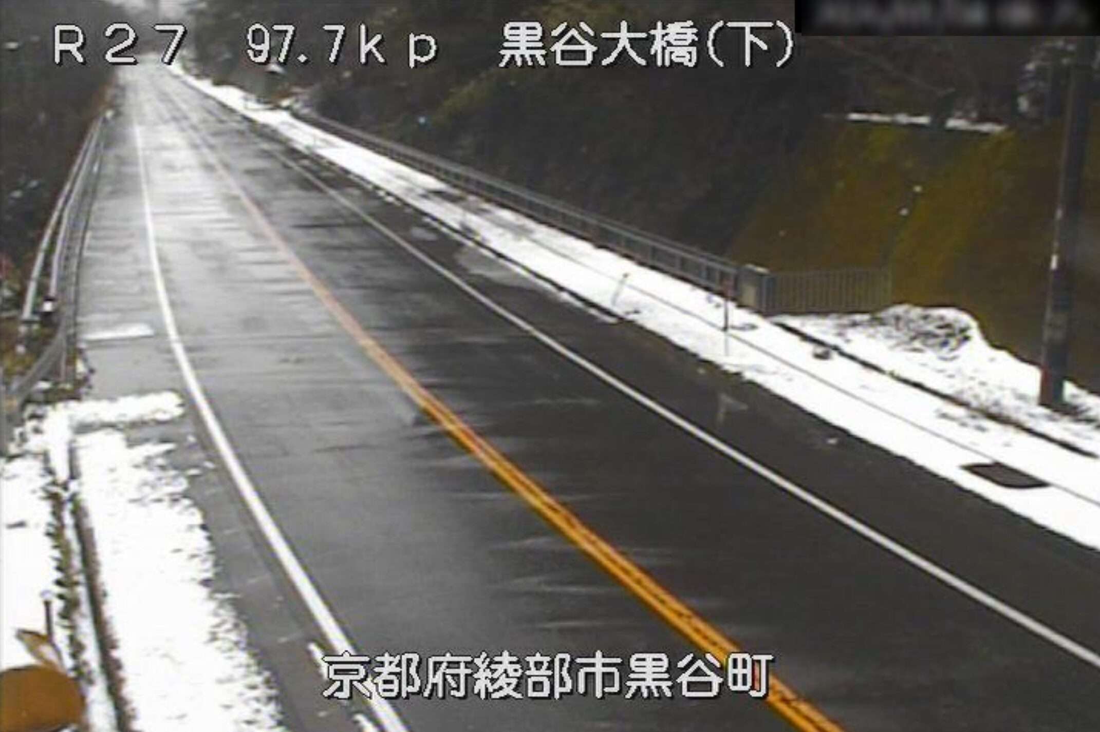国道27号黒谷大橋ライブカメラ(京都府綾部市黒谷町)