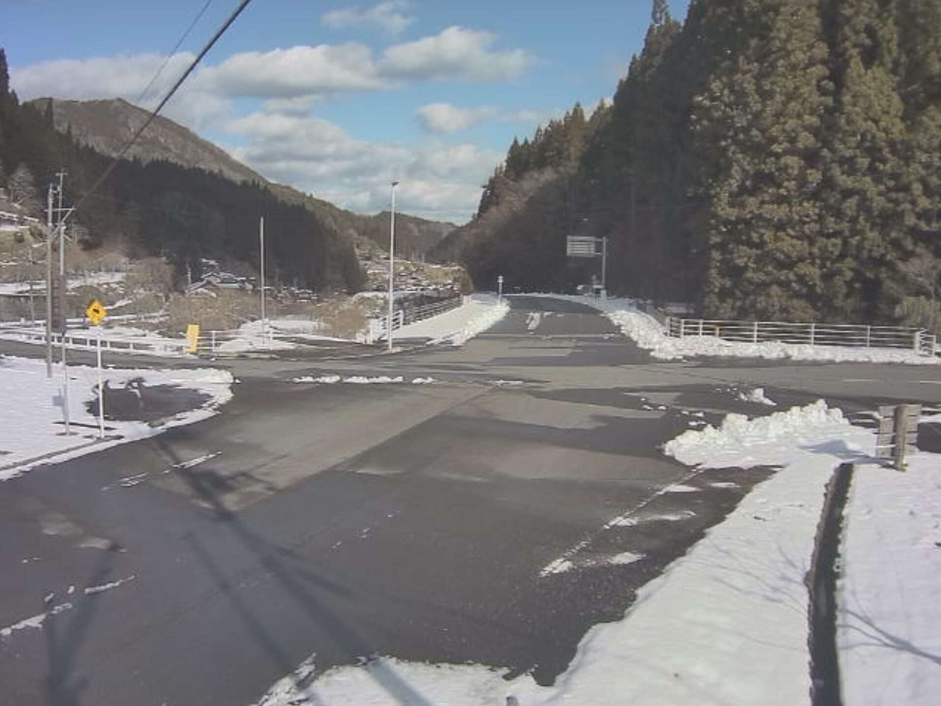 国道488号湯来町多田大谷ライブカメラ(広島県広島市佐伯区湯来町多田)