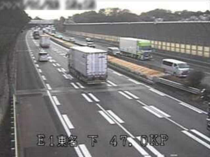 東名高速道路秦野中井インターチェンジ付近ライブカメラ(神奈川県秦野市南矢名)