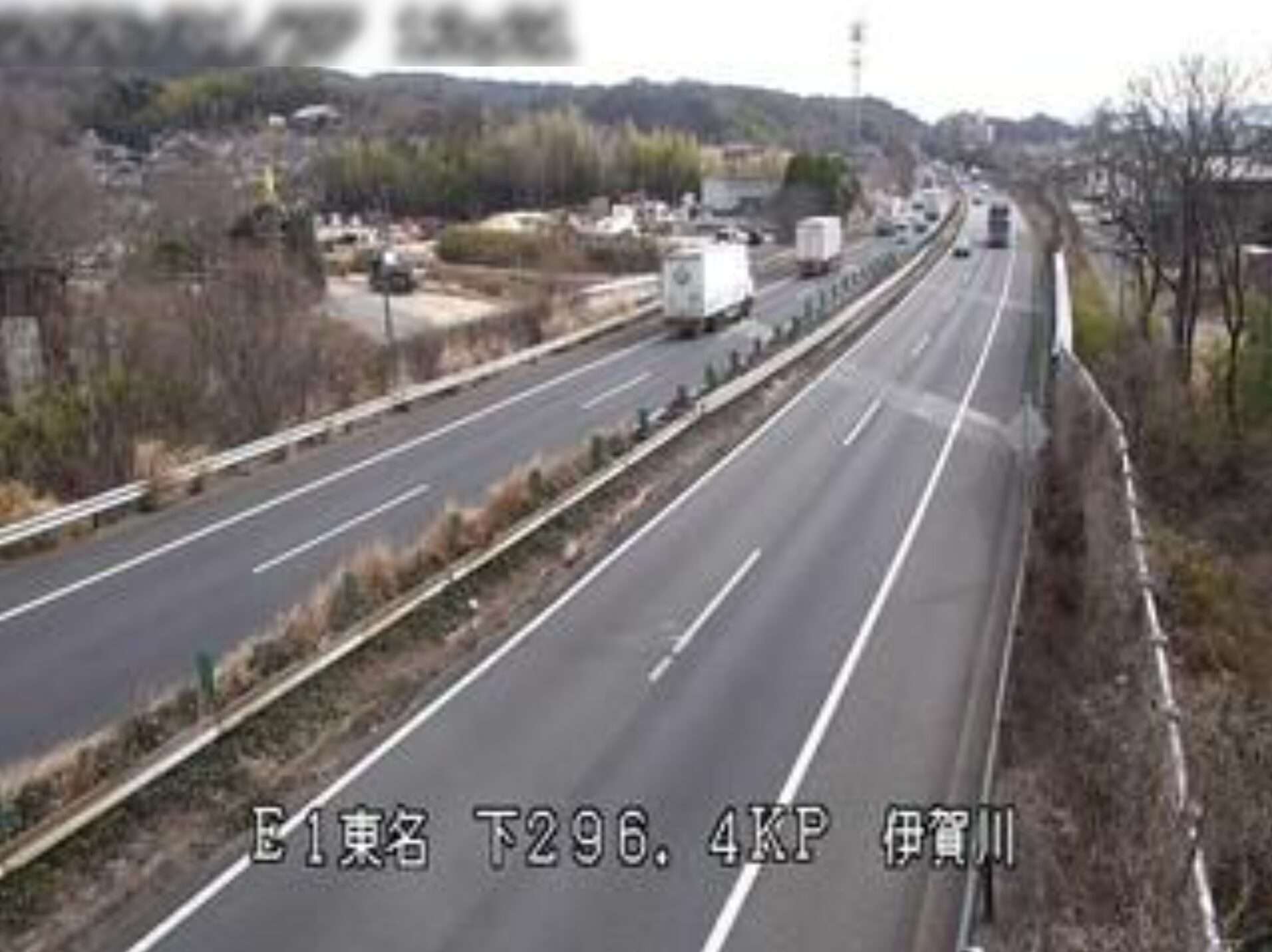 東名高速道路伊賀川ライブカメラ(愛知県岡崎市稲熊町)
