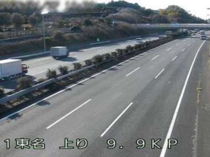 東名高速道路東名川崎インターチェンジ付近ライブカメラ(神奈川県横浜市青葉区新石川)