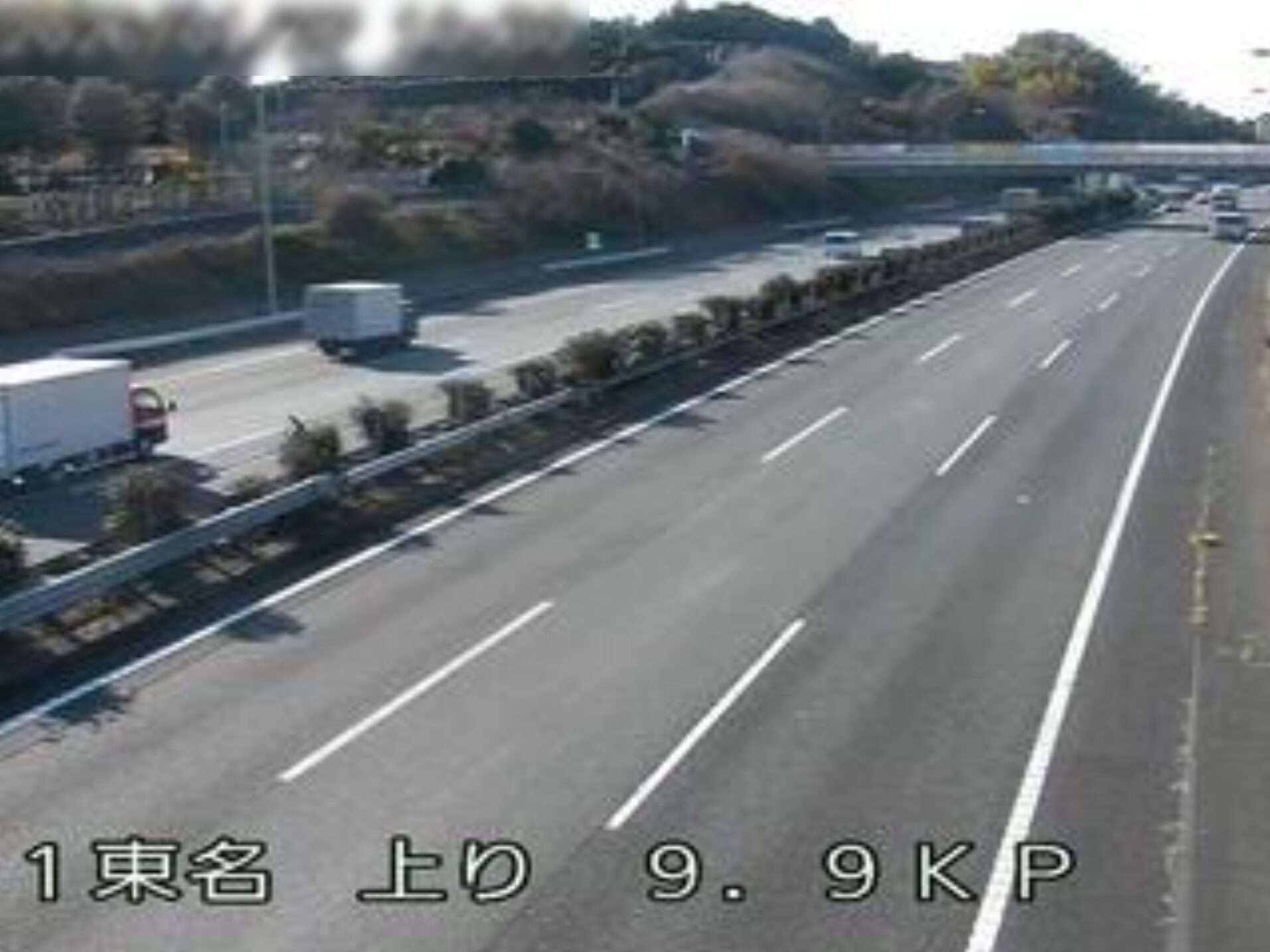 東名高速道路東名川崎インターチェンジ付近ライブカメラ(神奈川県横浜市青葉区新石川)