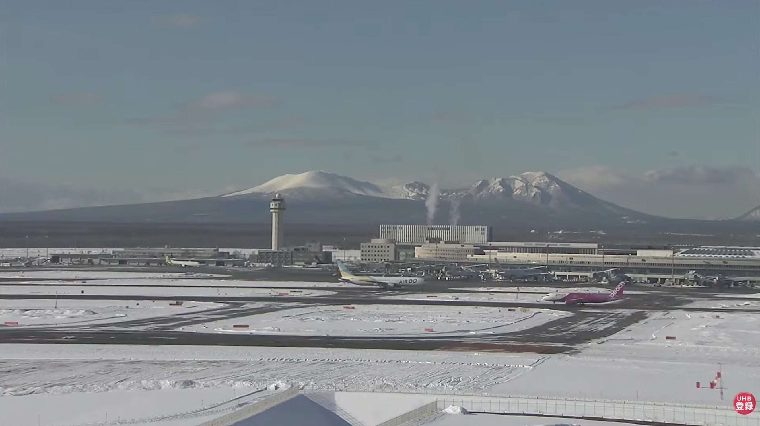 UHB新千歳空港ライブカメラ(北海道千歳市美々)