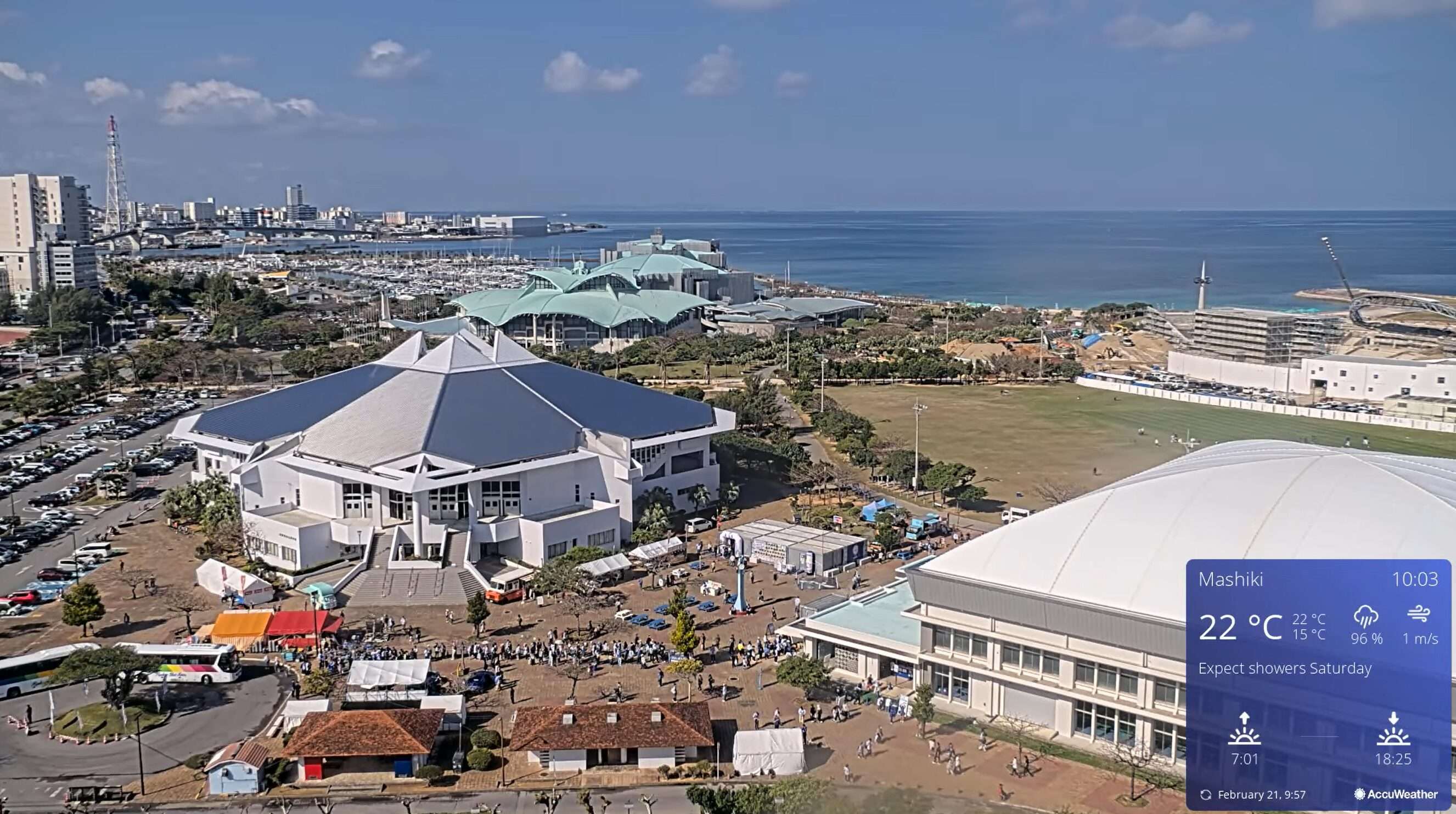ラグナガーデンホテルライブカメラ(沖縄県宜野湾市真志喜)