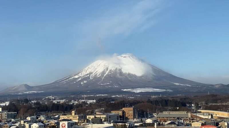 道の駅もりおか渋民岩手山ライブカメラ(岩手県盛岡市渋民)