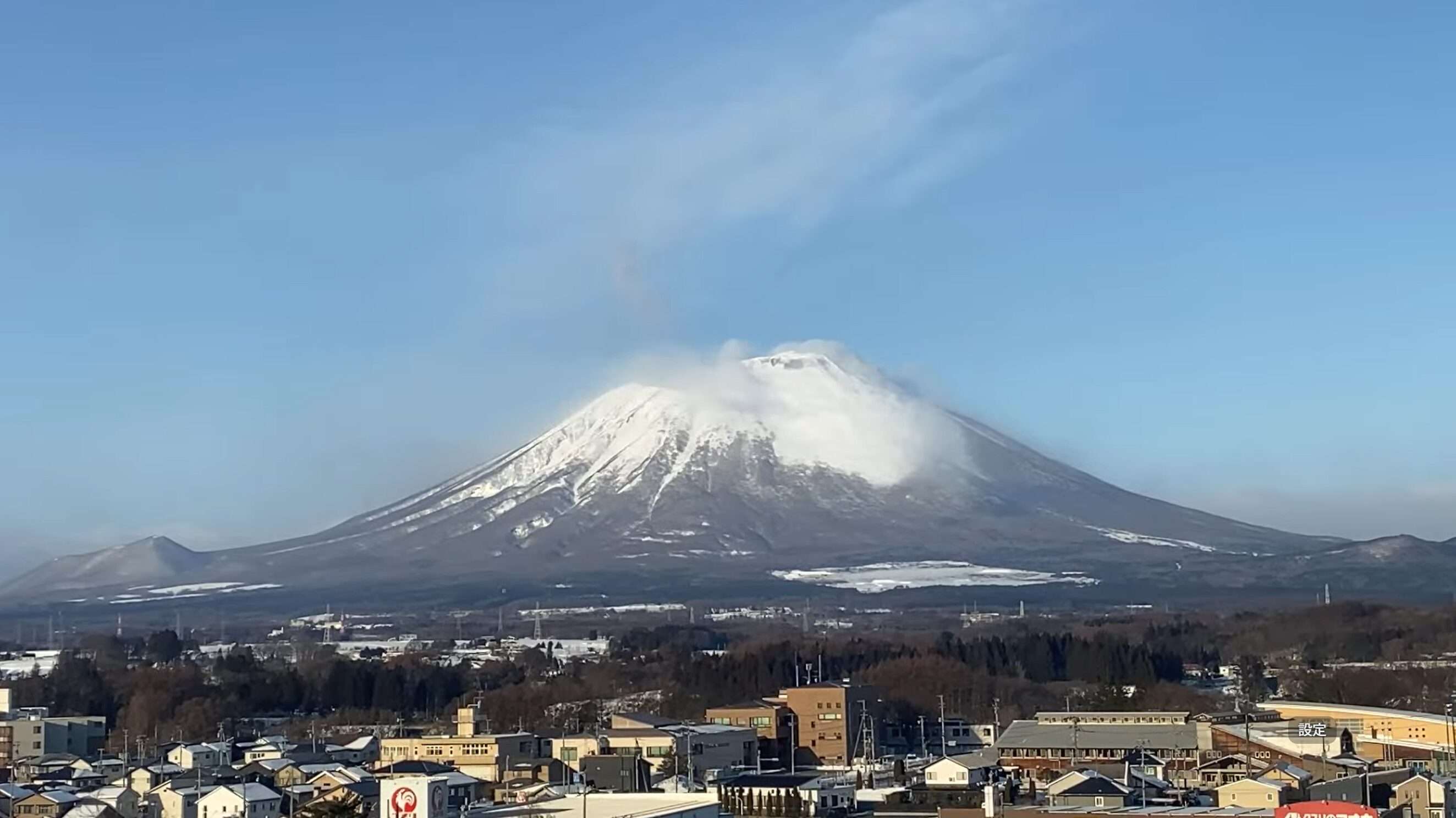 道の駅もりおか渋民岩手山ライブカメラ(岩手県盛岡市渋民)