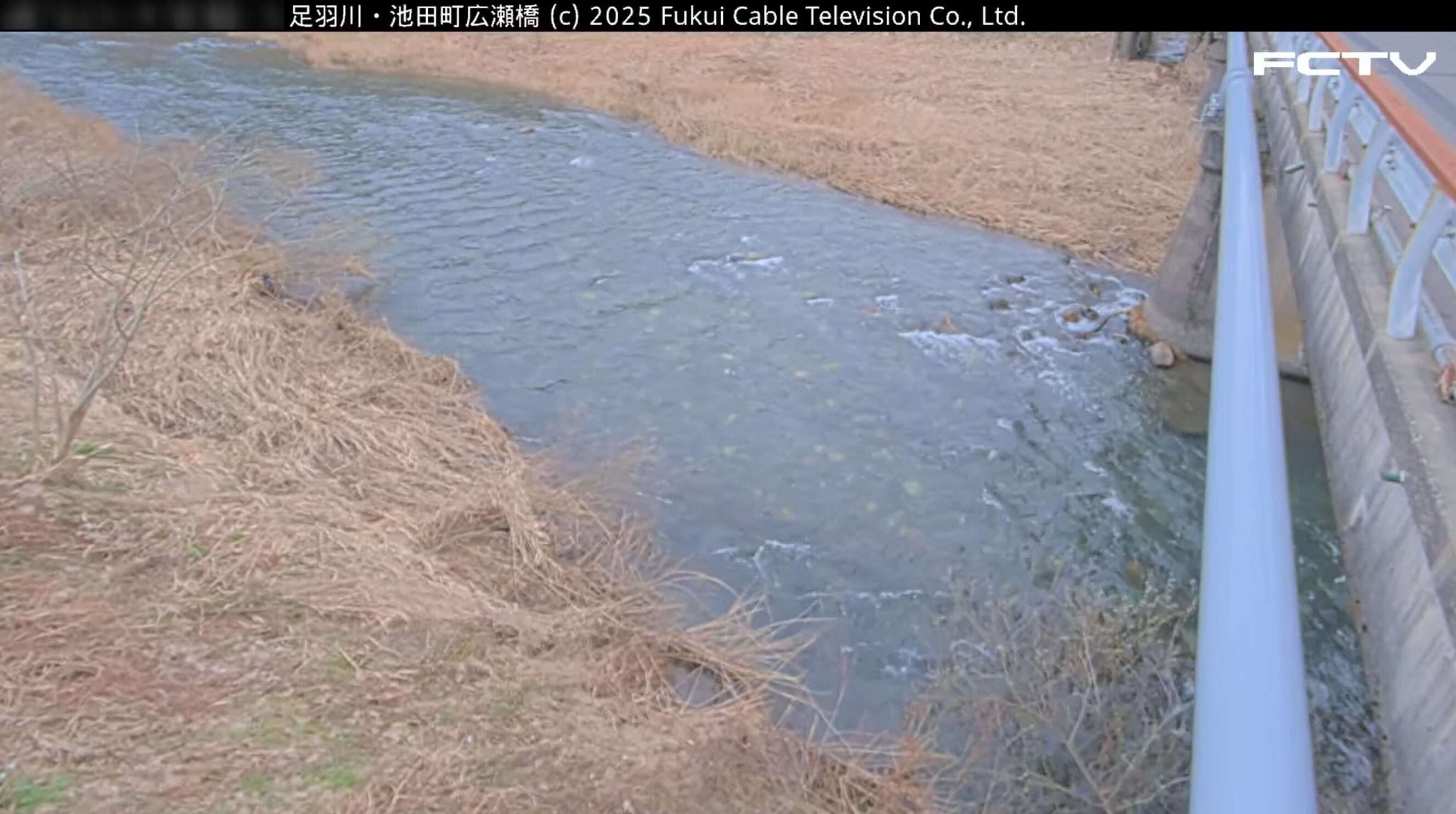 FTB足羽川広瀬橋ライブカメラ(福井県池田町広瀬)