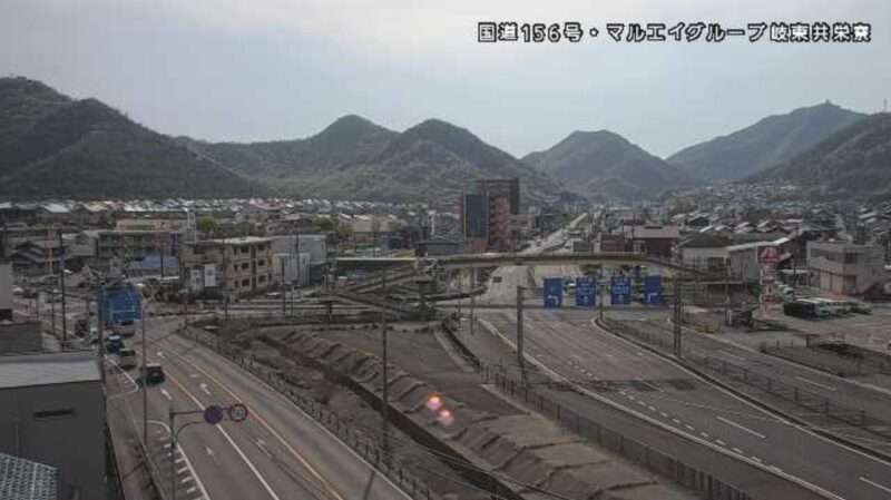 CCN国道156号日野東ライブカメラ(岐阜県岐阜市日野東)