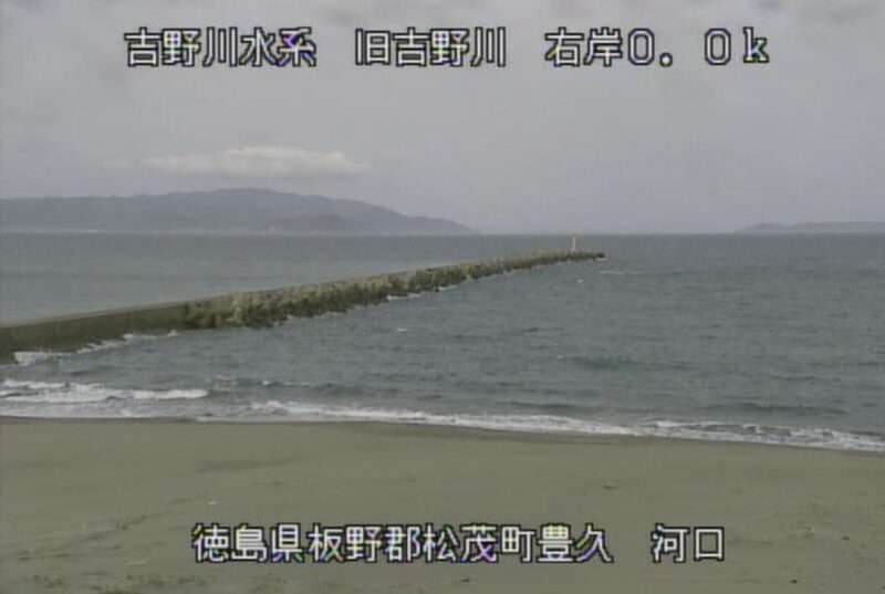 旧吉野川河口ライブカメラ(徳島県松茂町豊久)