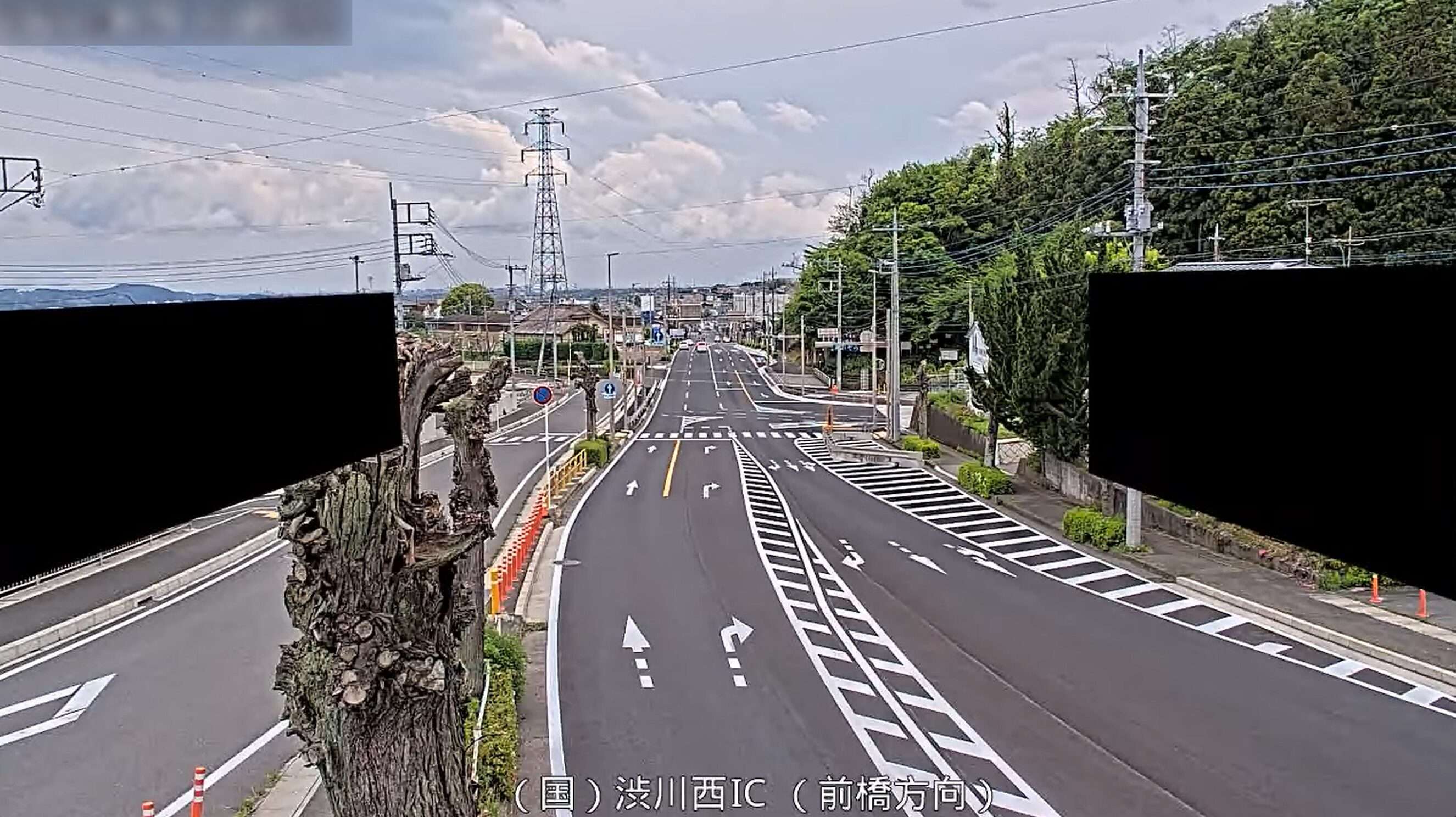 国道353号渋川西インターチェンジ付近ライブカメラ(群馬県渋川市渋川)