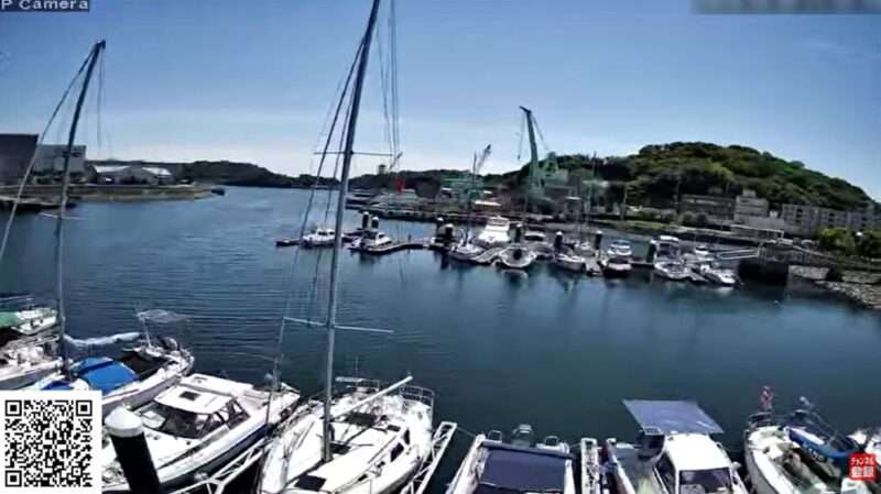 海と風と深浦ボートパークライブカメラ(神奈川県横須賀市浦郷町)