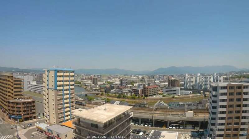福岡空港箱崎ライブカメラ(福岡県福岡市東区箱崎)