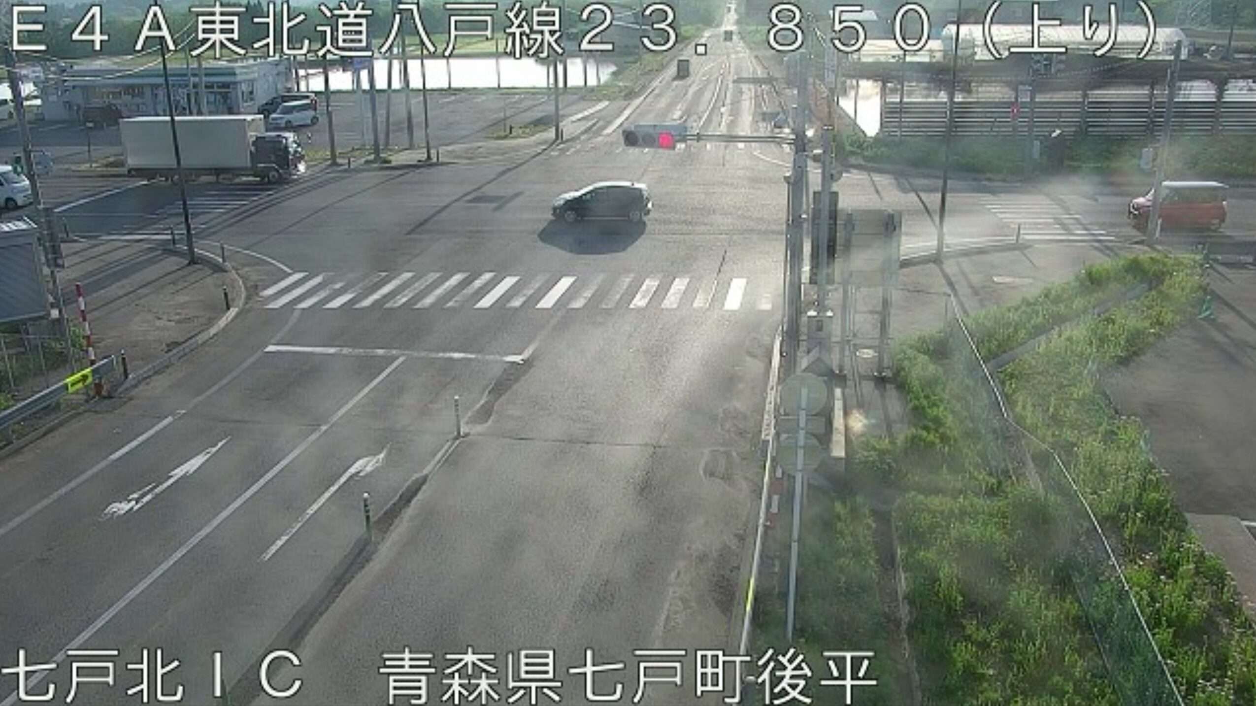上北自動車道七戸北インターチェンジライブカメラ(青森県七戸町後平)