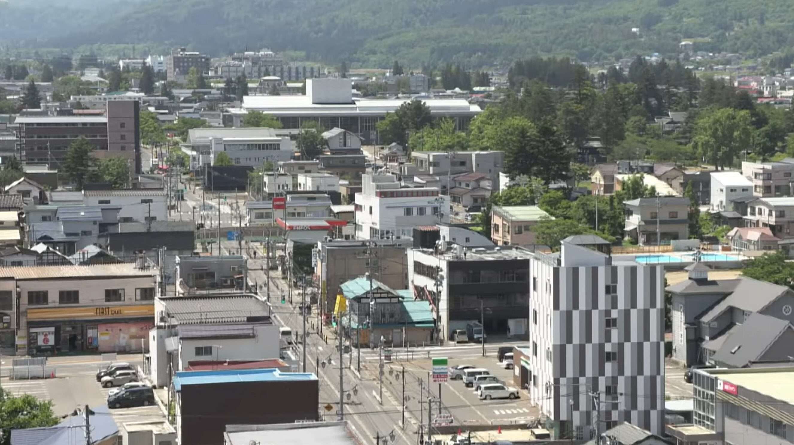 YBC米沢市内ライブカメラ(山形県米沢市中央)