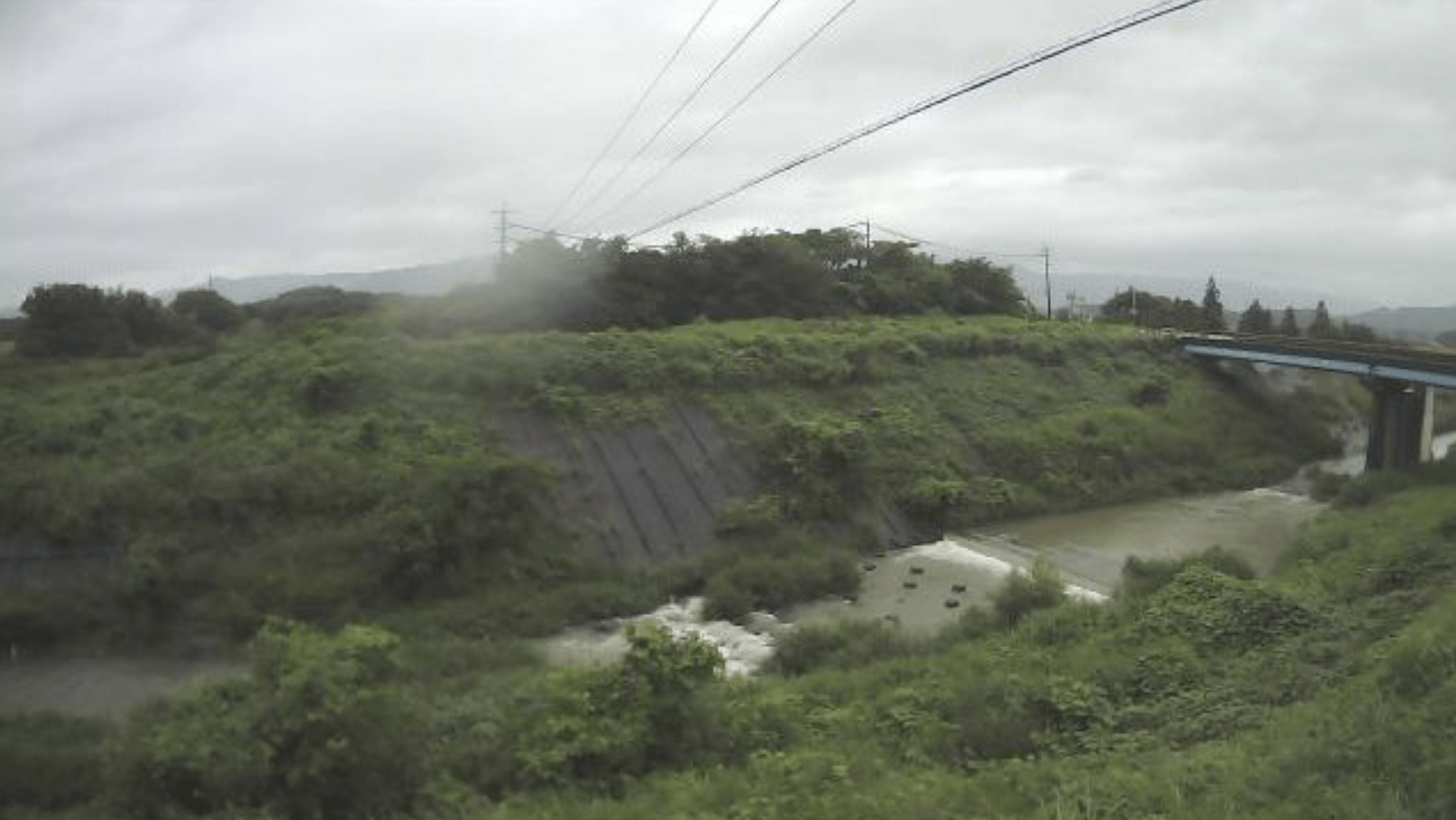 間川0.2KP左岸ライブカメラ(愛知県豊川市三上町)