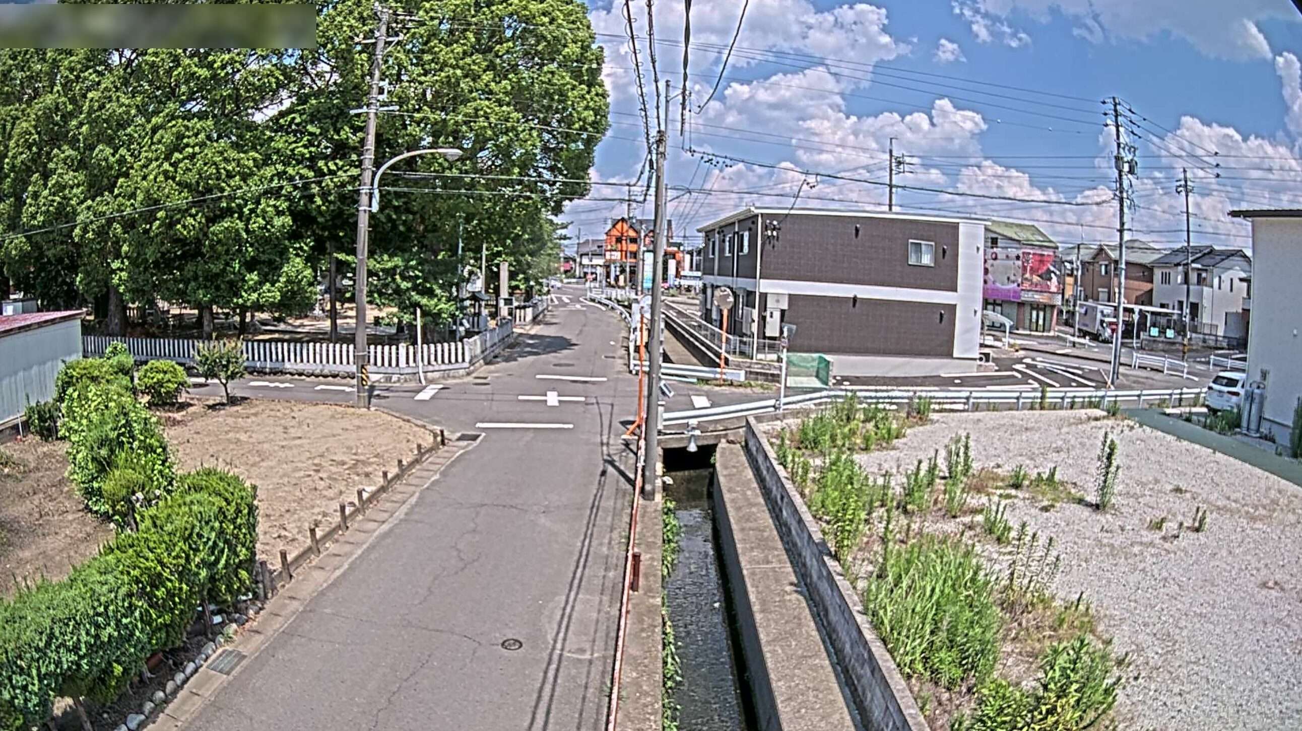 青木川無名橋ライブカメラ(愛知県扶桑町斎藤)