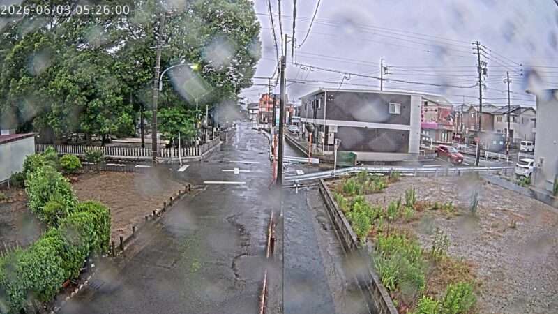 青木川無名橋ライブカメラ(愛知県扶桑町斎藤)
