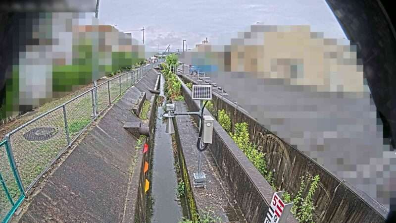 荒井町排水路荒井樋門ライブカメラ(愛知県豊田市越戸町)