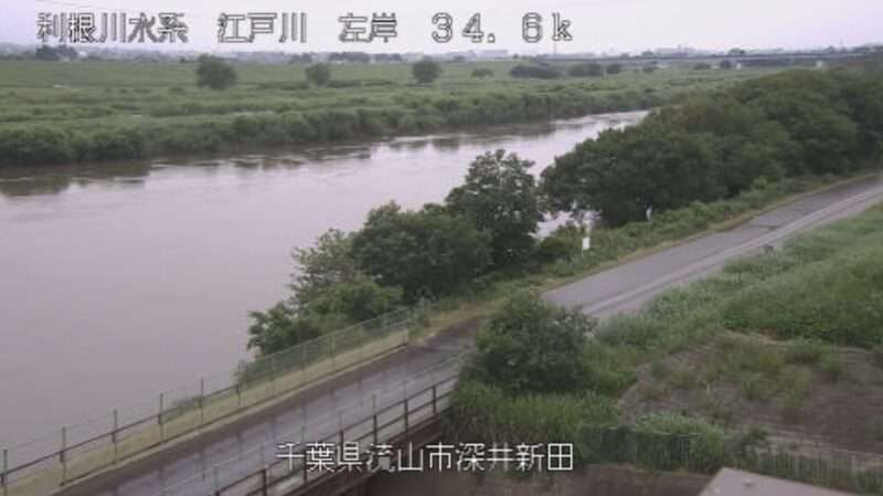 江戸川深井新田ライブカメラ(千葉県流山市深井新田)