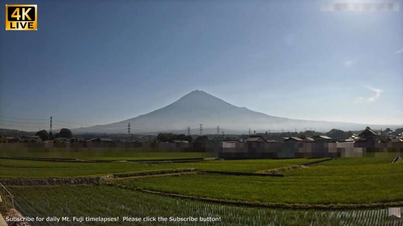 FUJIRICE富士山麓ライブカメラ(静岡県富士宮市青木)